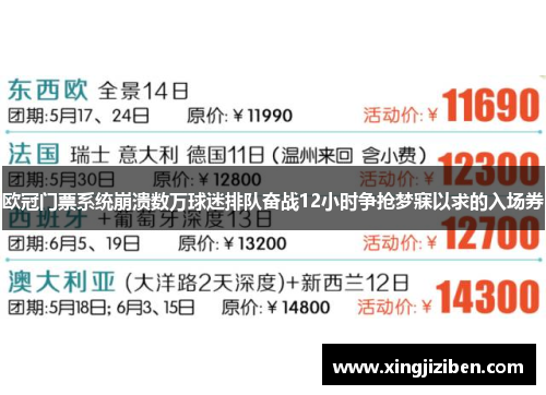 欧冠门票系统崩溃数万球迷排队奋战12小时争抢梦寐以求的入场券
